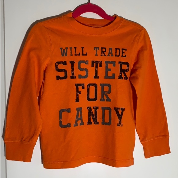 Old Navy kids orange shirt. Size 5T - Picture 3 of 4